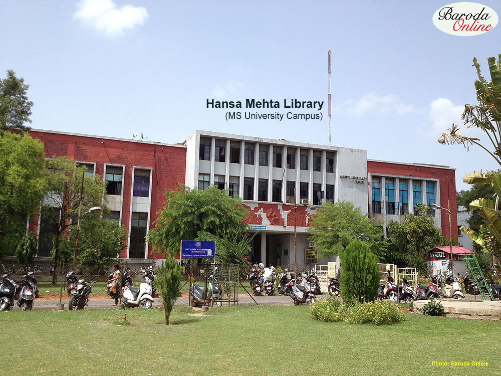 Baroda Photographs Hansa Mehta Library MS University Campus